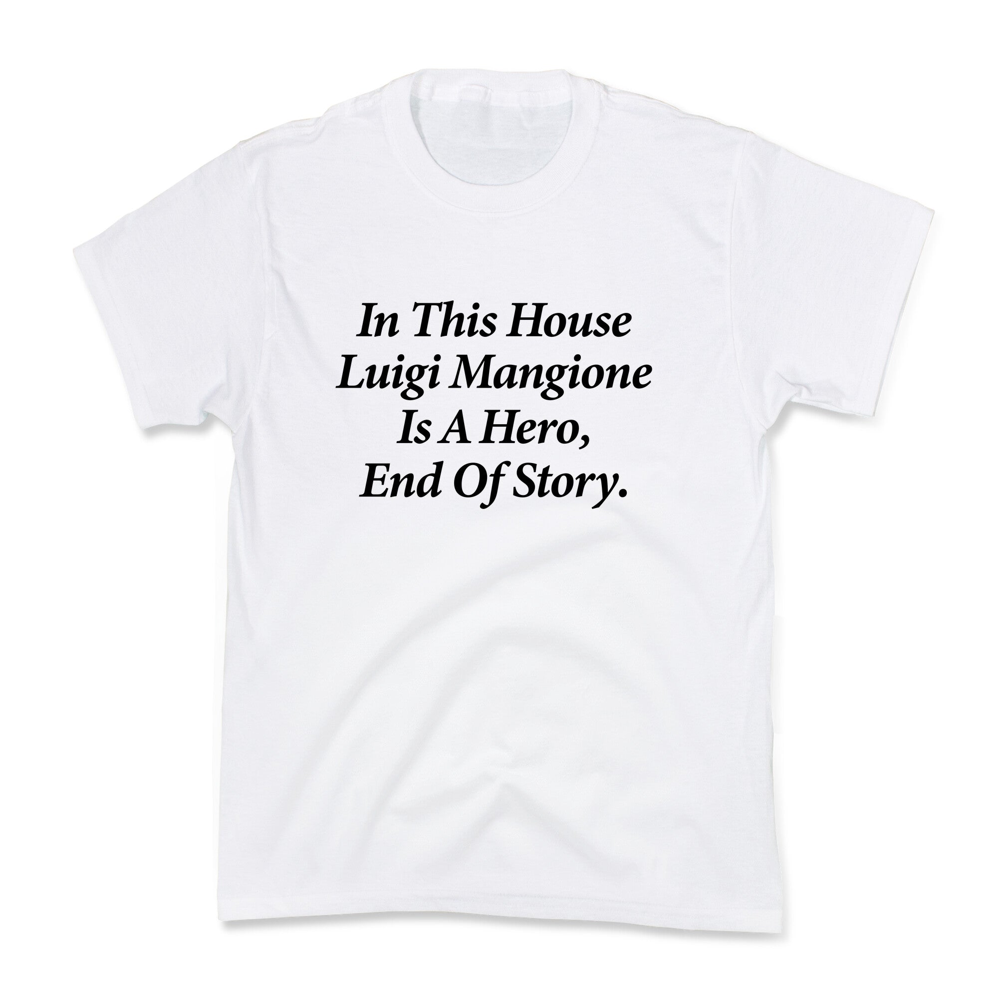 Luigi Is A Hero Kids Tee